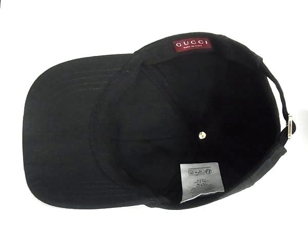Gucci Sherry Line Wool 100% Baseball Cap Hat Black — view 3