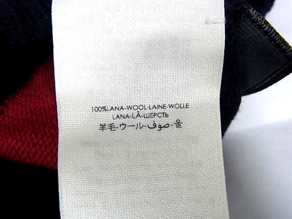 Gucci Interlocking G Wool Knit Cap Hat S Navy — view 6