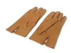 Hermes Leather Gloves Cold 7.5 Brown — view 2