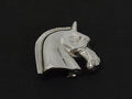 Hermes Cheval Horse Motif Brooch Pin Badge Silver