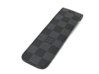 Louis Vuitton Damier Graphite Etui Stilo Pen Case Black — view 2