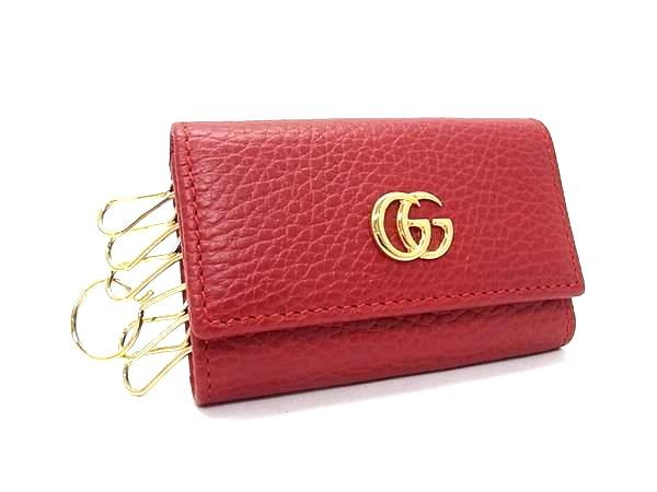 Gucci GG Marmont Leather Key Case Key Holder