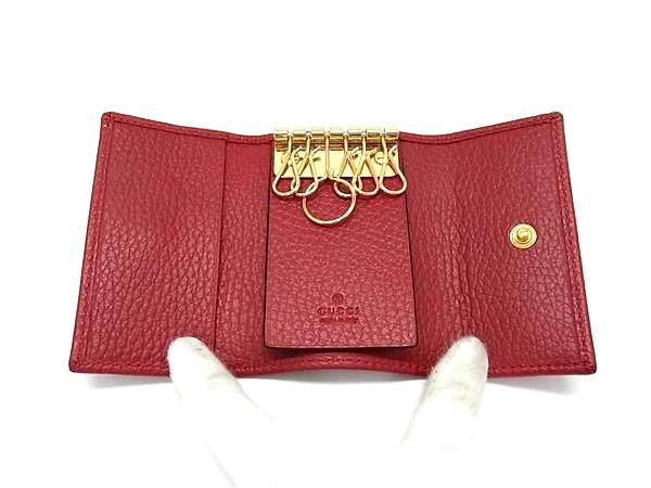 Gucci GG Marmont Leather Key Case Key Holder — view 3