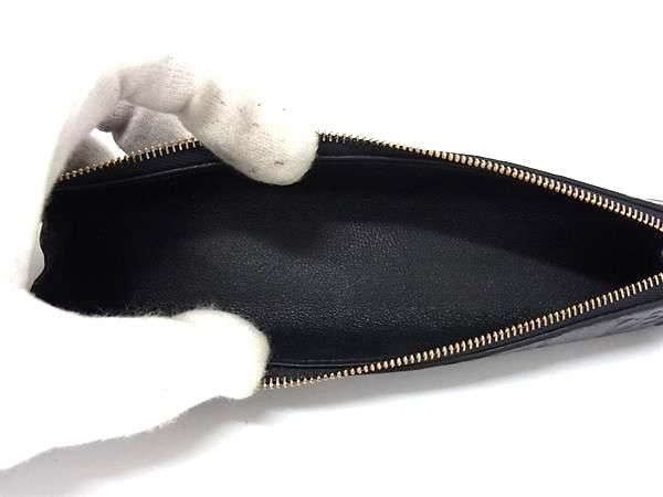 Gucci Guccissima Leather Pen Case Pen Holder Stationery Black — view 3