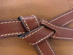 Loewe Gate Anagram Leather Crossbody Shoulder Bag Pochette Brown — view 7