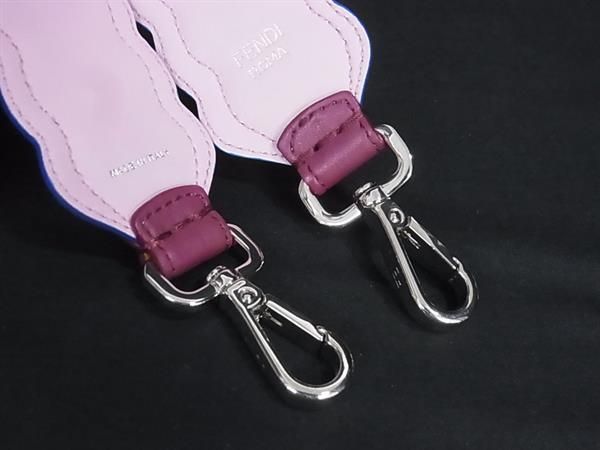 Fendi Strap You Leather Pearl Bag Shoulder Wine — view 3