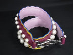 Fendi Strap You Leather Pearl Bag Shoulder Wine — view 2
