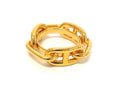 Hermes Chaine D'ancre Lucade Legato Scarf Ring Closure Gold