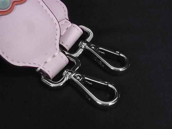 Fendi Strap You Leather Studded Bag Shoulder Pink — view 3