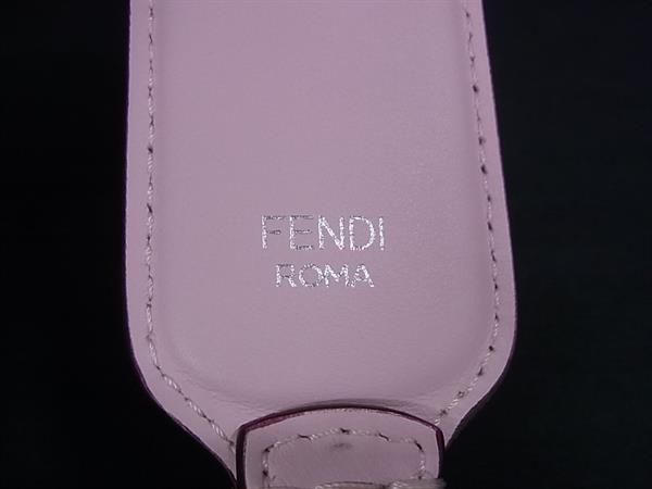 Fendi Strap You Leather Studded Bag Shoulder Pink — view 5