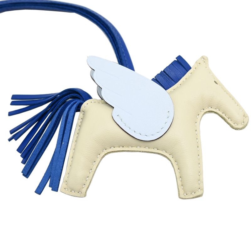 Hermes Rodeo Pegasus Bag Charm Blue — view 2