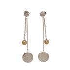 Hermes Ex-Libris PM 925 Sterling Silver 750 Earrings
