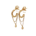 Louis Vuitton Boucles d'Oreilles Mini Hoop Earrings Metal Gold