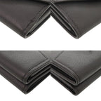 Louis Vuitton Portefeuille Lock Mini IC Calfskin Noir Trifold Wallet Black — view 3