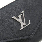 Louis Vuitton Portefeuille Lock Mini IC Calfskin Noir Trifold Wallet Black — view 7