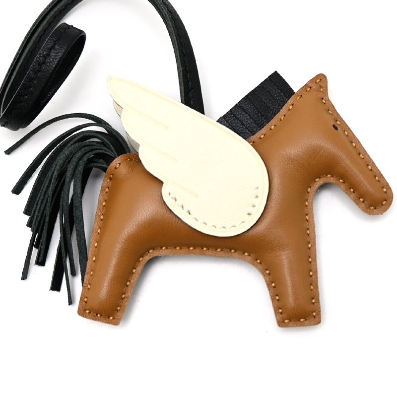 Hermes Rodeo Pegasus Bag Charm Beige — view 2