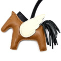 Hermes Rodeo Pegasus Bag Charm Beige