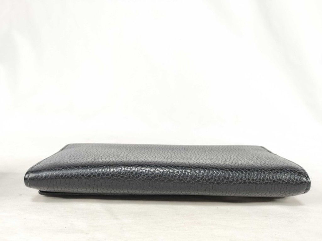 Gucci Wallet Interlocking G Black Leather Bifold — view 3