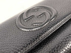 Gucci Wallet Interlocking G Black Leather Bifold — view 5