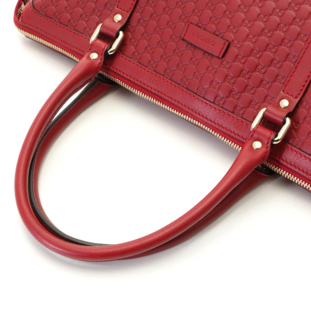 Gucci Micro Guccissima 2-Way Bag Red Leather — view 4