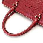 Gucci Micro Guccissima 2-Way Bag Red Leather — view 4