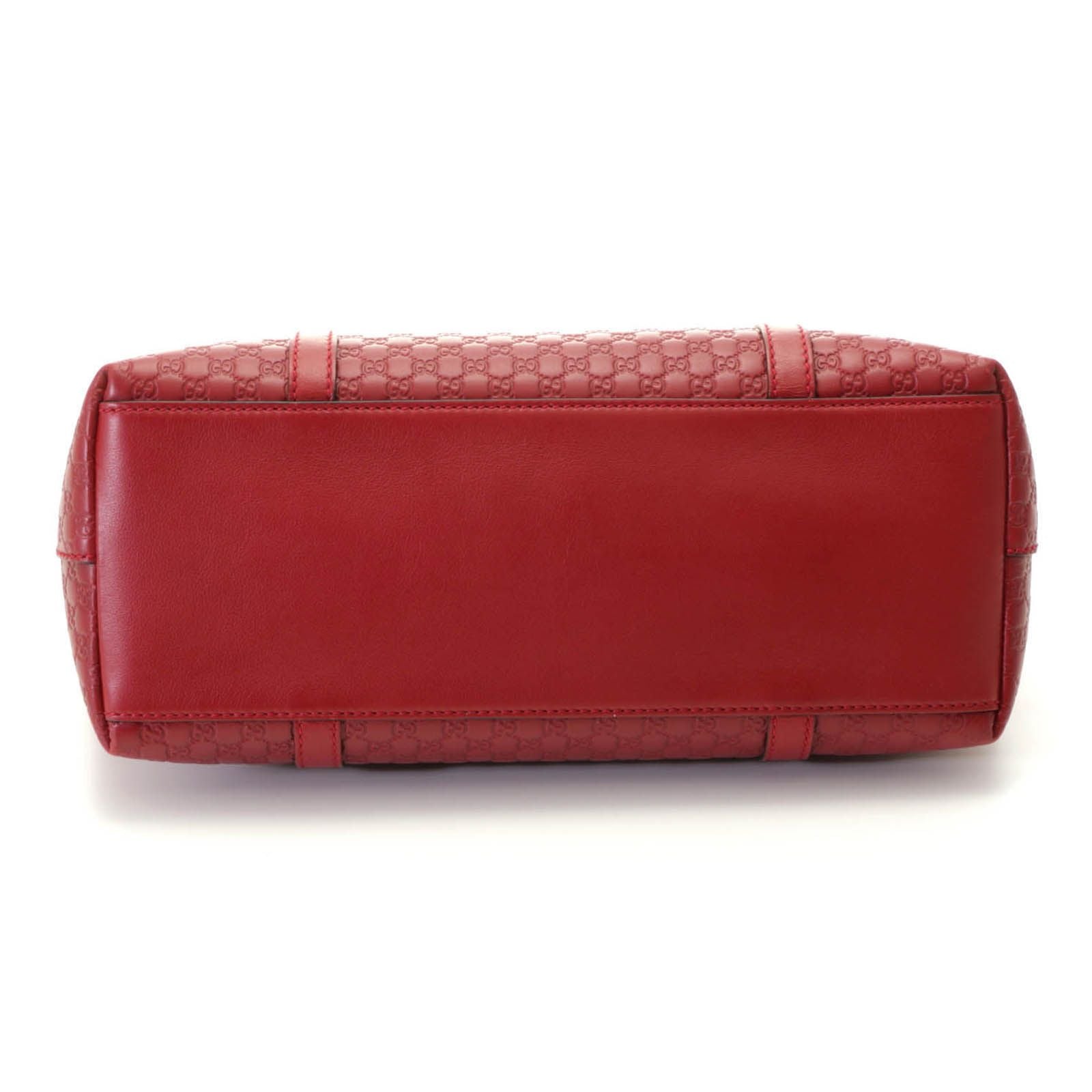 Gucci Micro Guccissima 2-Way Bag Red Leather — view 3
