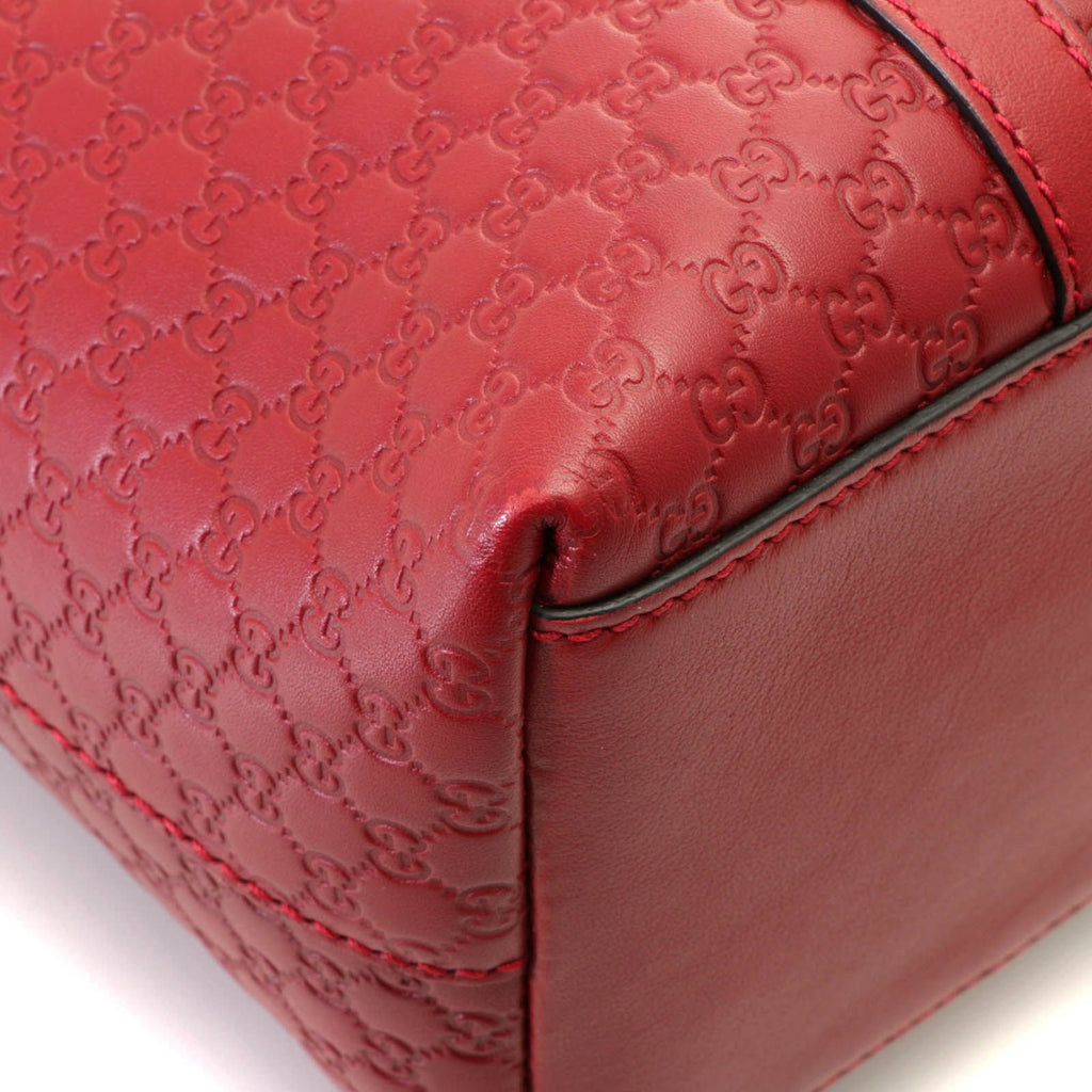Gucci Micro Guccissima 2-Way Bag Red Leather — view 7