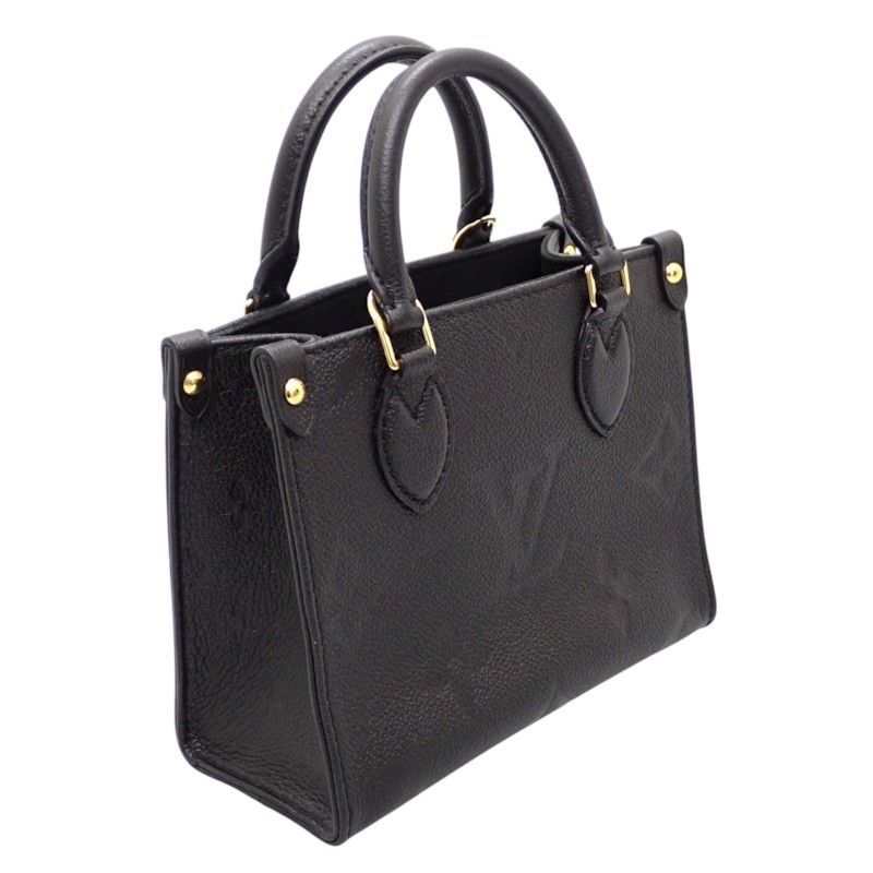 Louis Vuitton On The Go BB 2-Way Handbag Shoulder Monogram Empreinte Black — view 4