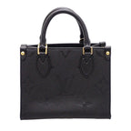 Louis Vuitton On The Go BB 2-Way Handbag Shoulder Monogram Empreinte Black — view 2