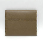 Hermes Card Case Clic Mini Etoupe Veau Epsom Silver Trifold — view 2