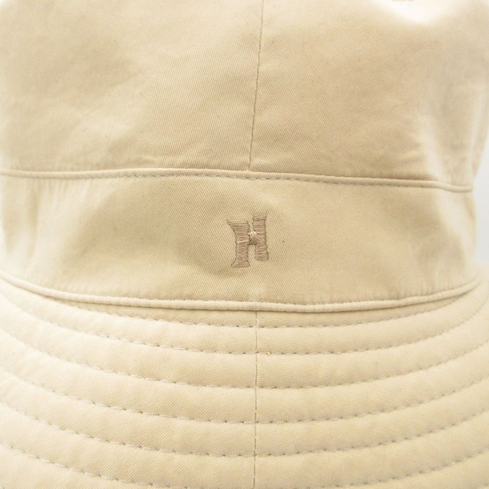 Hermes Hat H Logo Embroidery Long Brim Bakeha — view 7
