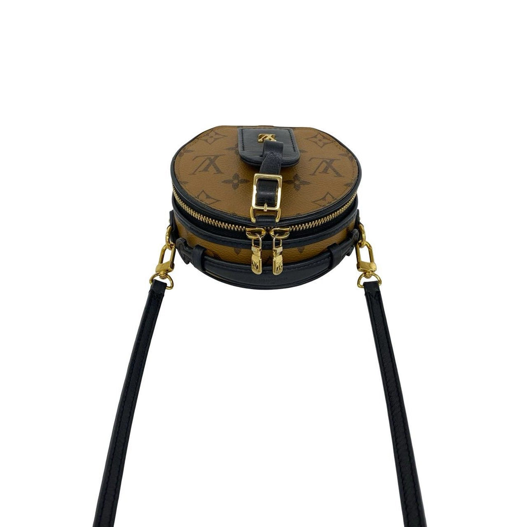 Louis Vuitton Mini Boite Chapeau Monogram Reverse Leather 2-Way Shoulder Bag — view 4