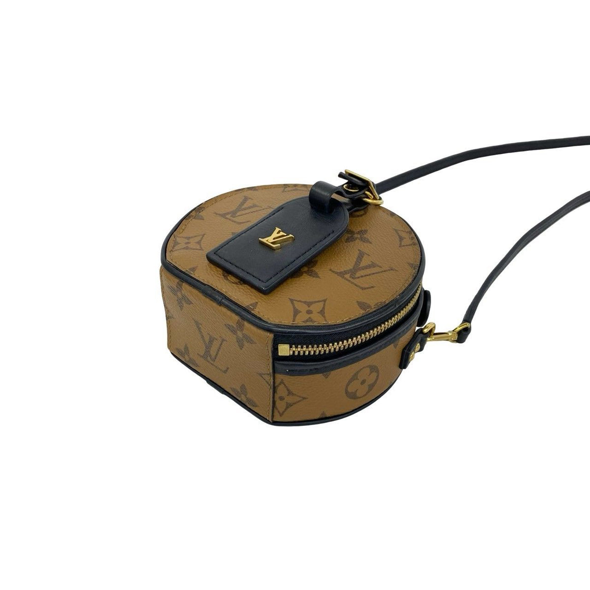 Louis Vuitton Mini Boite Chapeau Monogram Reverse Leather 2-Way Shoulder Bag — view 8