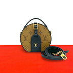 Louis Vuitton Mini Boite Chapeau Monogram Reverse Leather 2-Way Shoulder Bag