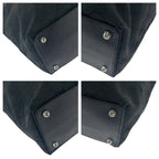 Gucci Black Silver GG Canvas Tote Shoulder Bag — view 3