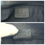 Gucci Black Silver GG Canvas Tote Shoulder Bag — view 4