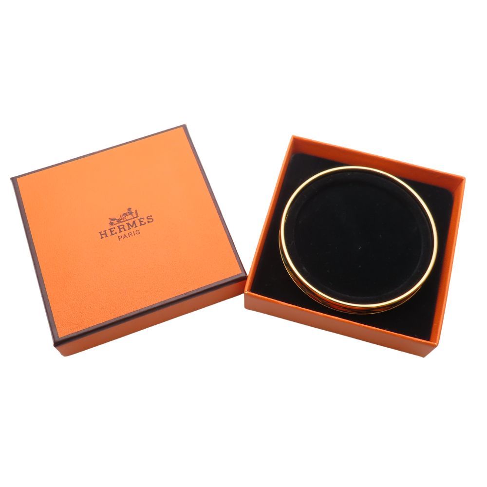 Hermes Bracelet Enamel PM Metal Multicolor Black Gold Cloisonne — view 8
