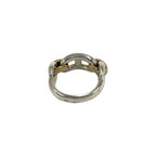 Hermes Chaine D'ancre Ring Silver Yellow Gold — view 6