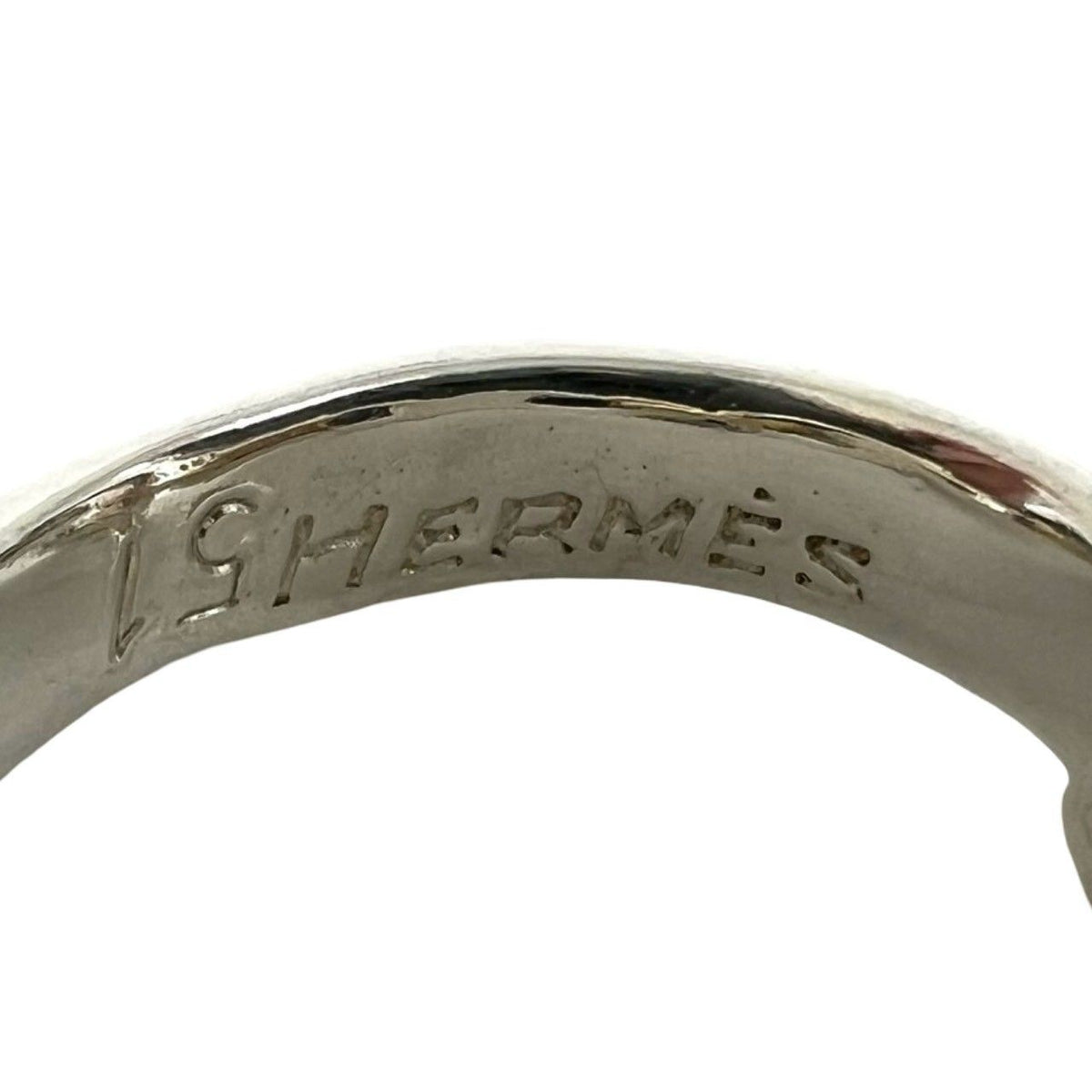 Hermes Chaine D'ancre Ring Silver Yellow Gold — view 3