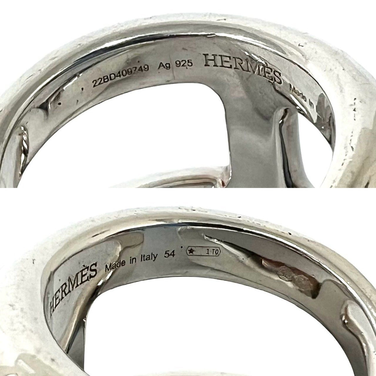 Hermes Osmose GM Ring 925 Sterling Silver — view 3