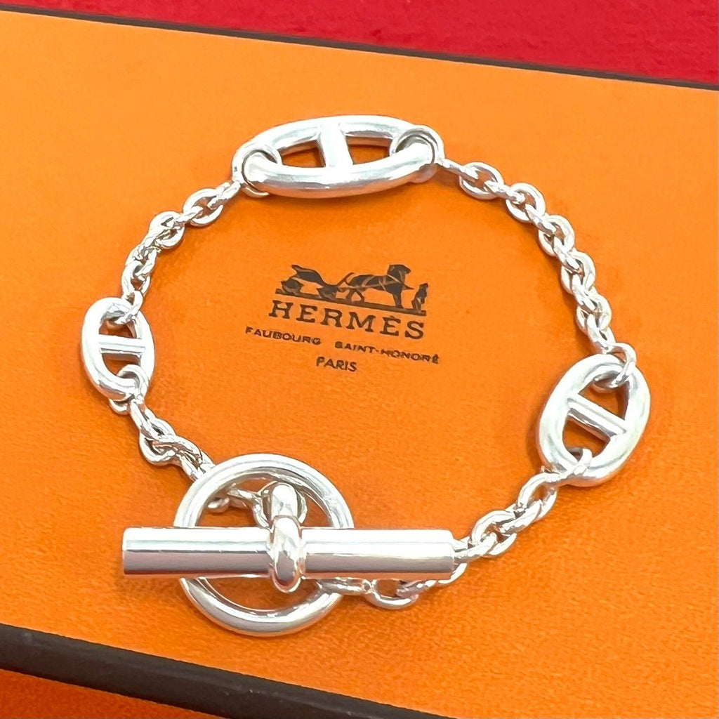 Hermes Farandole LG Bracelet 925 Sterling Silver