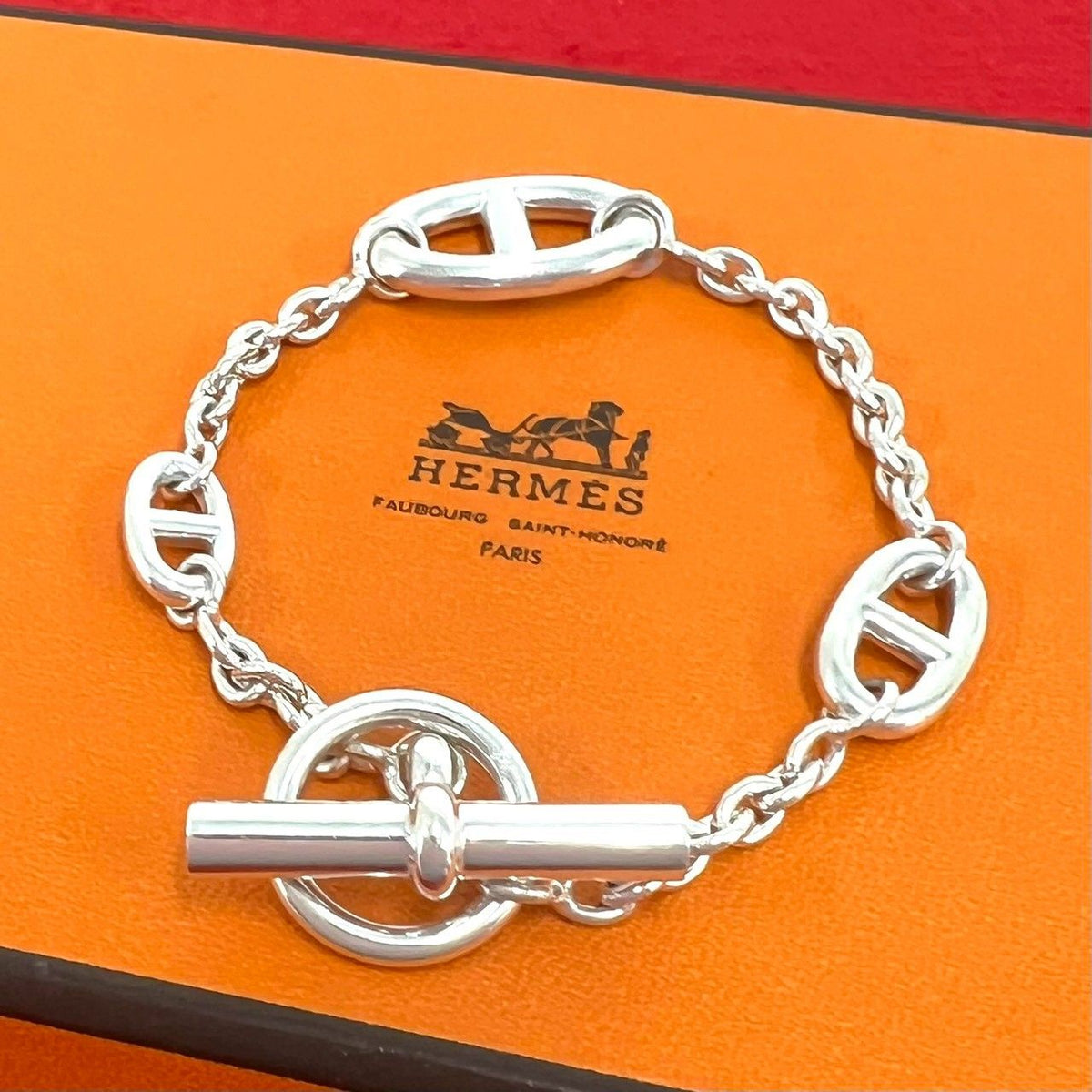 Hermes Farandole LG Bracelet 925 Sterling Silver