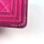 Chanel Shoulder Bag Boy CC Logo Velvet Pink — view 5