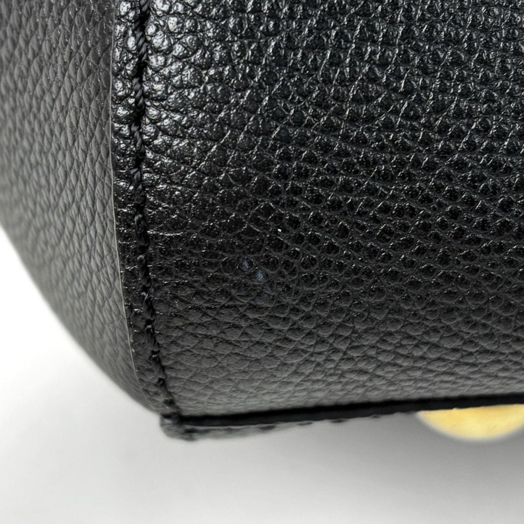 Louis Vuitton Montaigne BB Handbag Bicolor 2-Way Monogram Empreinte Black Beige — view 3
