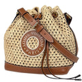Louis Vuitton Noe BB Shoulder Bag Drawstring Raffia Natural