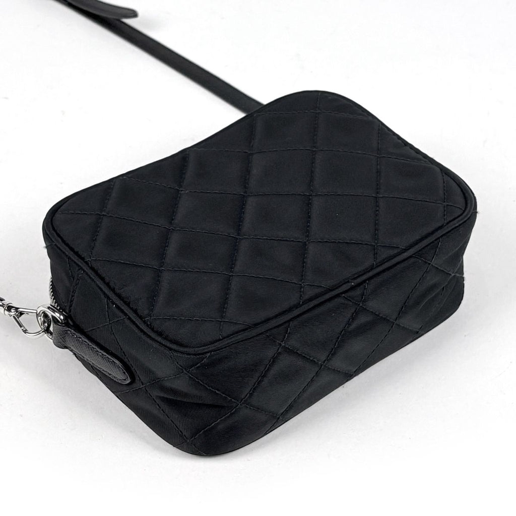 Prada Shoulder Bag Quilted 2-Way Nylon Nero — view 2