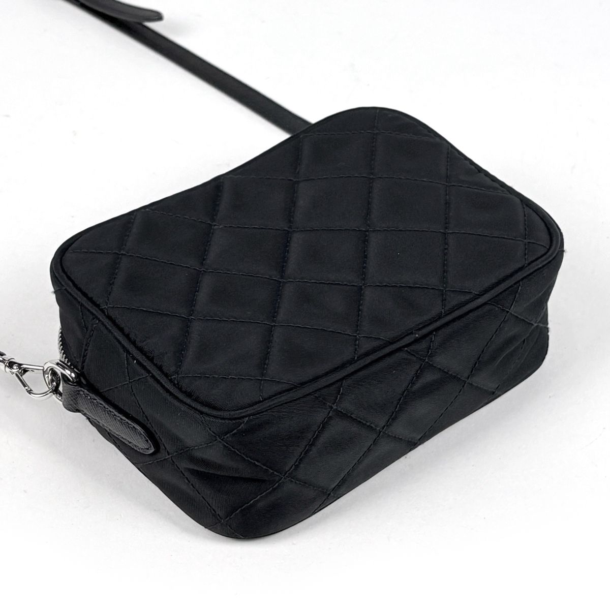 Prada Shoulder Bag Quilted 2-Way Nylon Nero — view 2