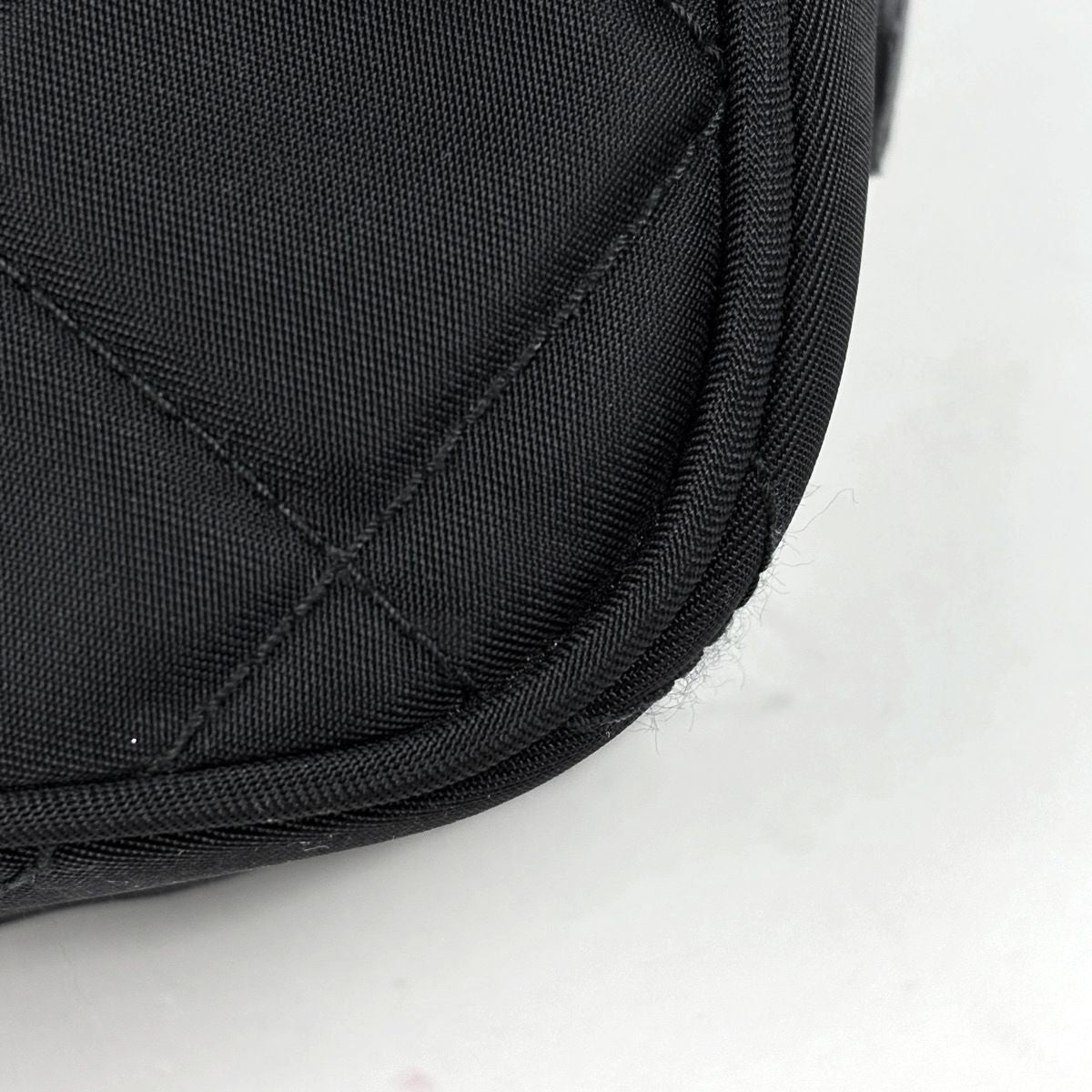 Prada Shoulder Bag Quilted 2-Way Nylon Nero — view 3