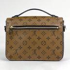 Louis Vuitton Pochette Metis MM 2-Way Shoulder Bag Monogram Reverse Brown — view 3