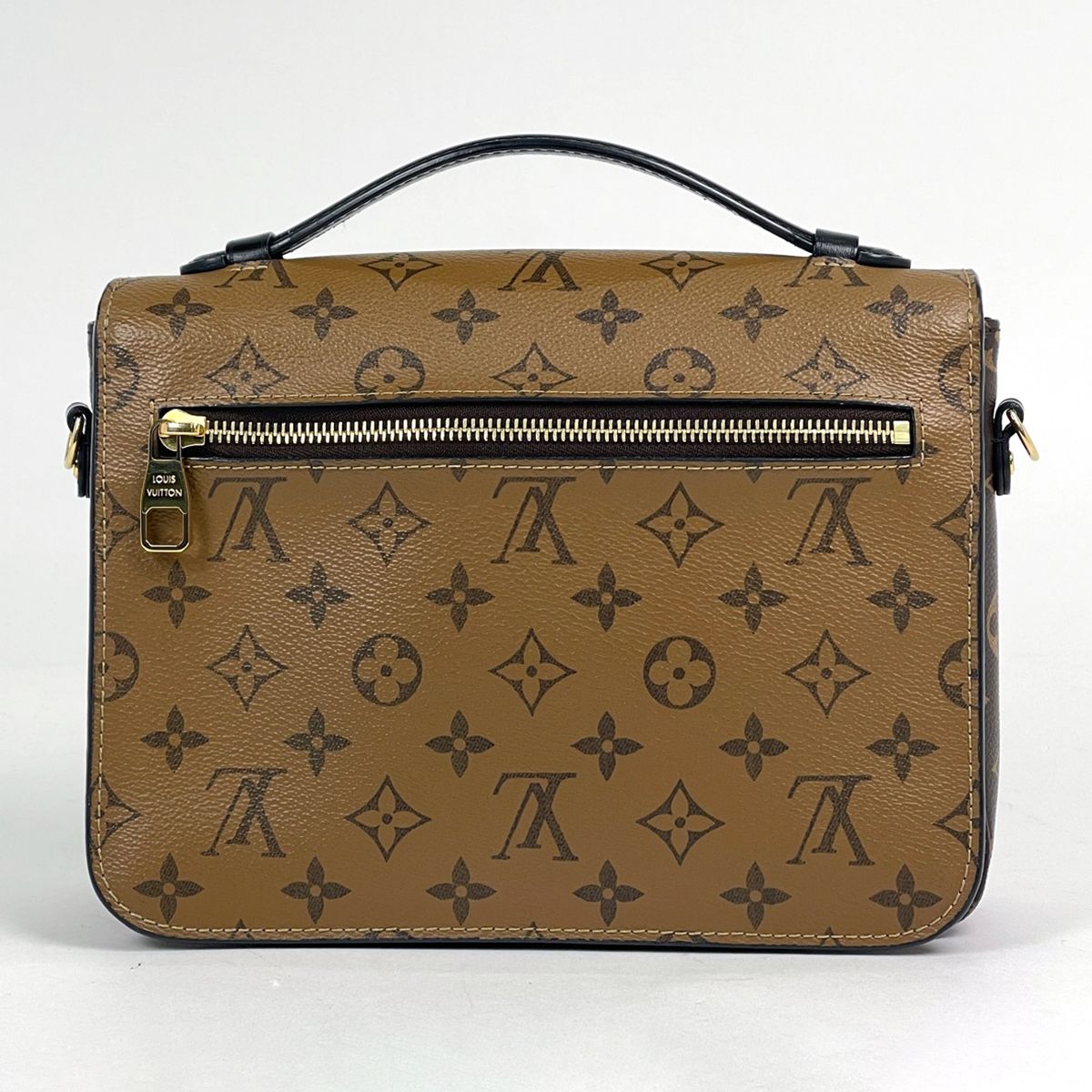 Louis Vuitton Pochette Metis MM 2-Way Shoulder Bag Monogram Reverse Brown — view 3